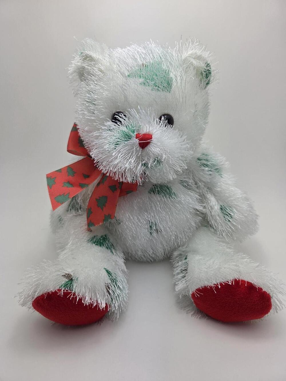 TY Punkies Collection “Santa Claws” the Holiday Bear - No Hang Tag (13 inch)